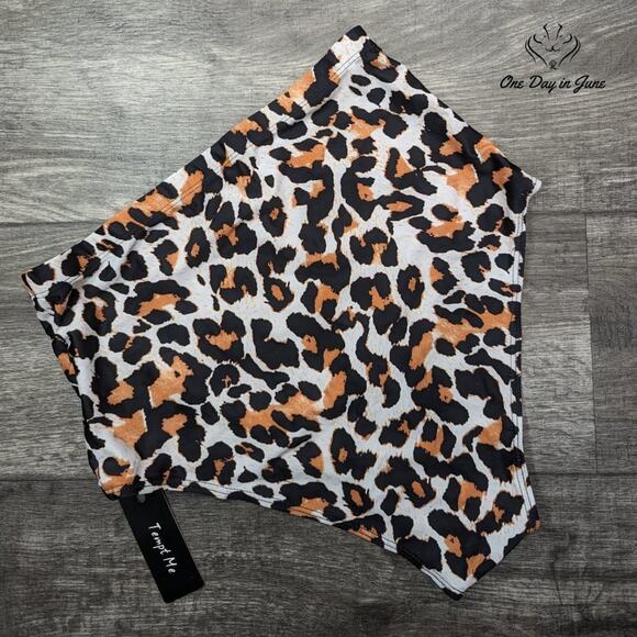 Holipick High Waist Leopard Bikini Bottom Size L - Picture 3 of 3